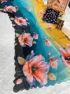VK 4419 Soft Georgette Digital Ladies Designer Saree Wholesale Market In Surat